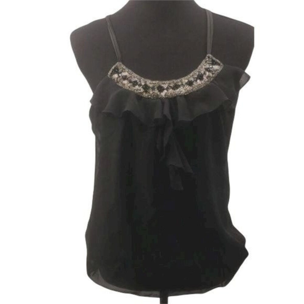Charlotte Russe black tank top  sz M